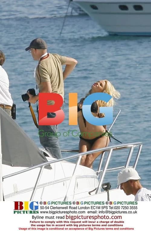 Pamela Anderson Yacht Photoshoot, Cannes 2007