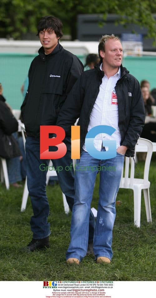 Vernon Kay and Antony Cotton at Radio 1 Big Weekend