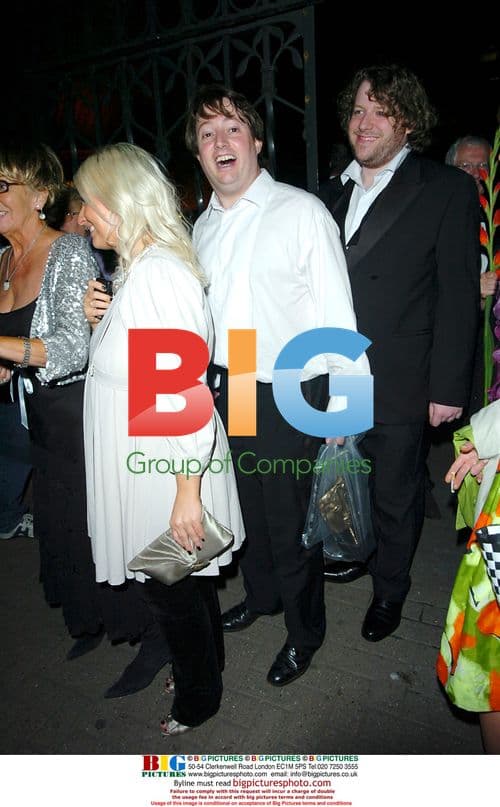 David Mitchell and guest at BAFTA after party