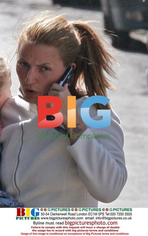 Davina McCall Spotted with Family