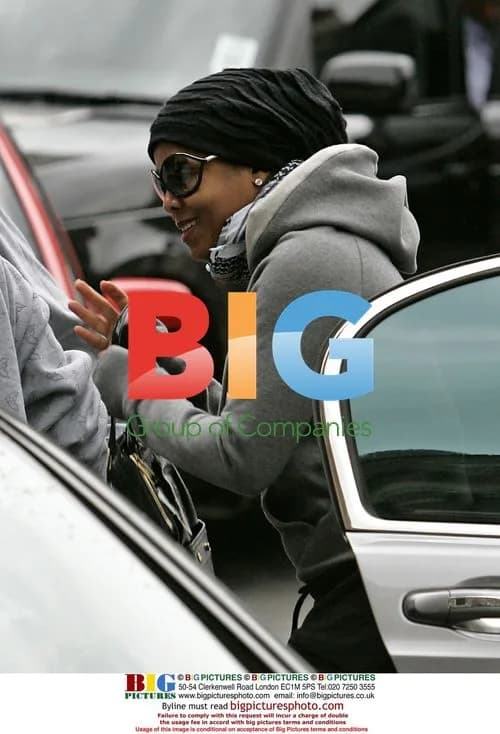 Janet Jackson in Casual Tracksuit in London