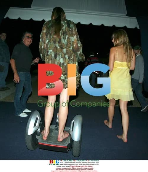 Roberto Cavalli Teaches Segway Riding