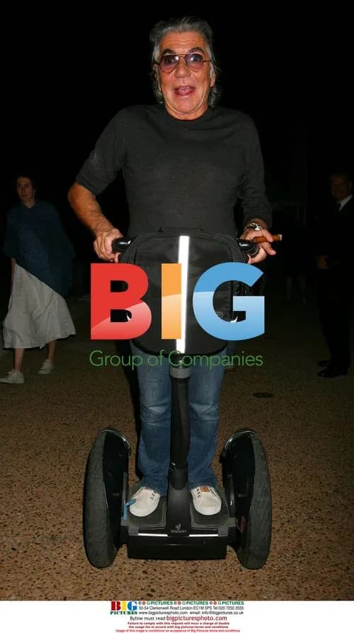 Roberto Cavalli Teaches Guests Segway Riding