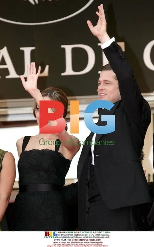 Angelina Jolie and Brad Pitt at "A Mighty Heart" Premiere in Cannes