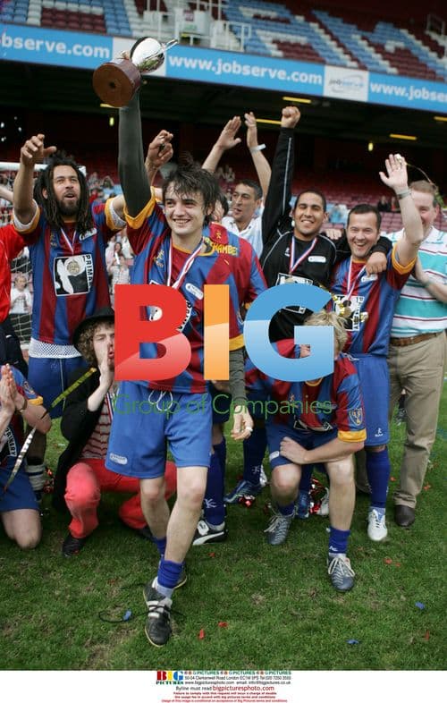 Babyshambles Team Celebrates Soccer Tournament Win