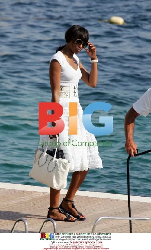 Naomi Campbell Leaving Hotel Eden Roc, Cannes