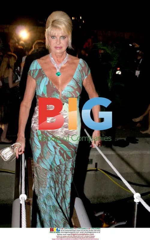 Ivanna Trump on Dennis Rich\'s boat in Cannes