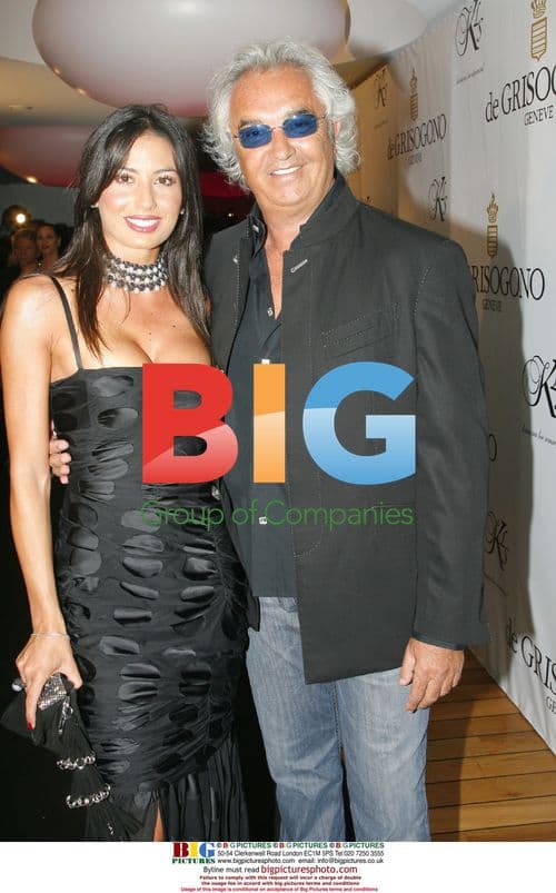 Flavio Briatore and Elisabetta Gregoracci at Cannes Festival Party