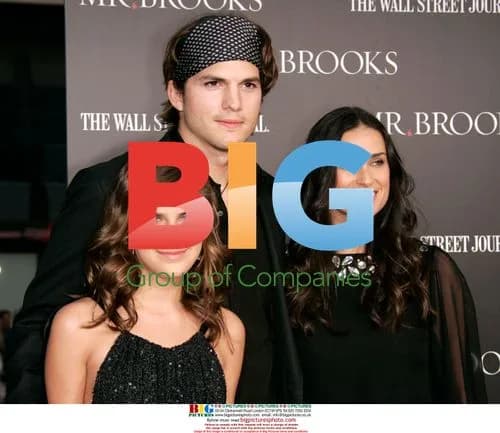 Demi Moore, Ashton Kutcher & Tallulah Willis at 'Mr. Brooks' Premiere