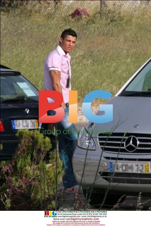 Cristiano Ronaldo Arriving at Lisbon Airport