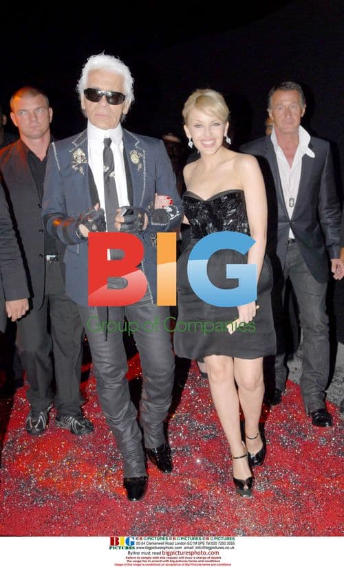 Karl Lagerfeld and Kylie Minogue at Cannes