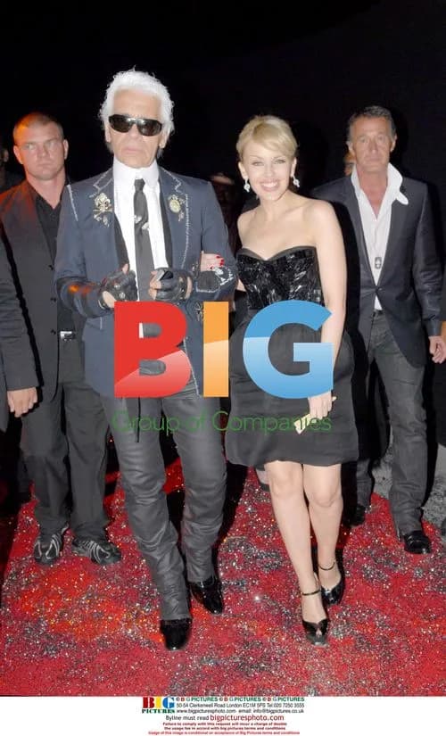 Karl Lagerfeld and Kylie Minogue at Cannes