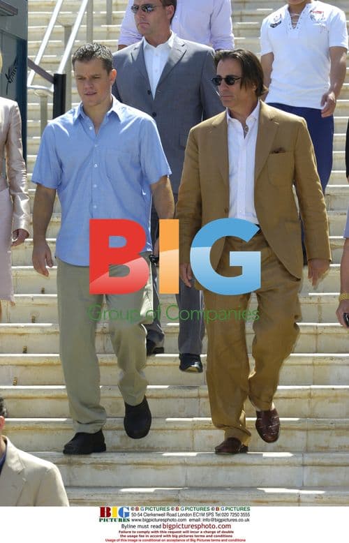 Andy Garcia and Matt Damon at Cannes