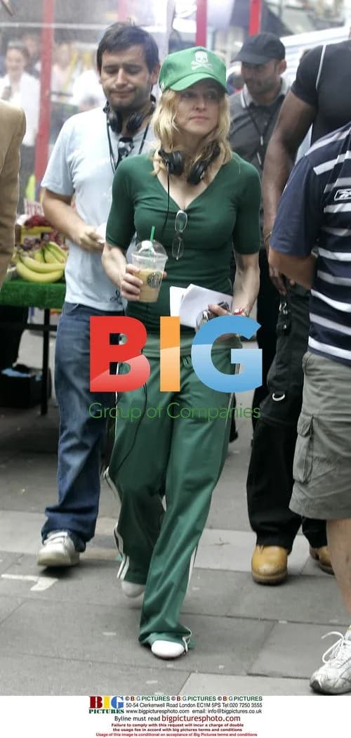Madonna on the set of 'Filth and Wisdom'