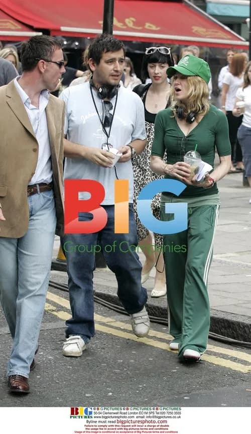 Madonna on the set of 'Filth and Wisdom'