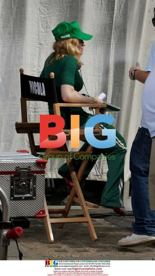 Madonna on Set with Sons