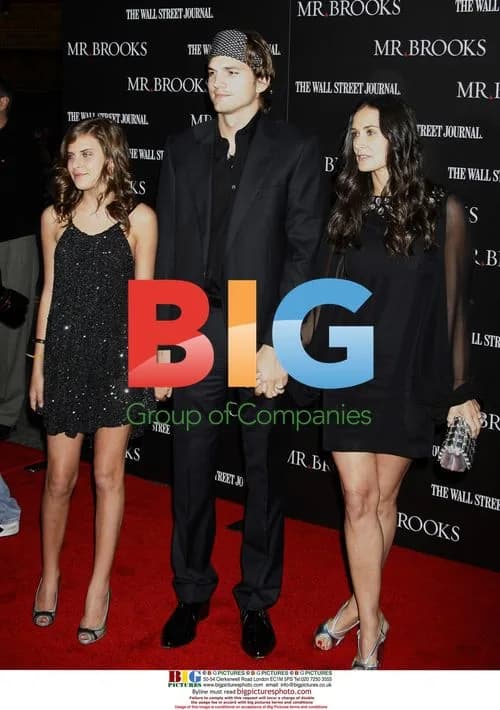 Tallulah, Ashton, and Demi at 'Mr. Brooks' Premiere