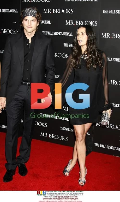 Ashton Kutcher and Demi Moore at 'Mr. Brooks' Premiere