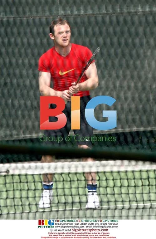 Wayne Rooney Playing Tennis at Nike HQ