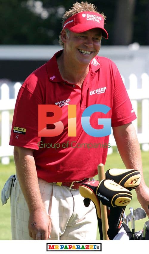 Celebrities play charity golf at Brocket Hall