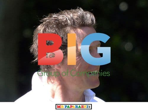 Hugh Grant Playing Golf