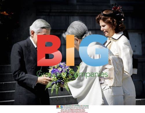 Japanese Emperor and Empress Visit Uppsala, Sweden