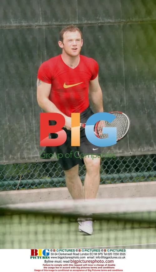 Wayne Rooney Playing Tennis at Nike HQ