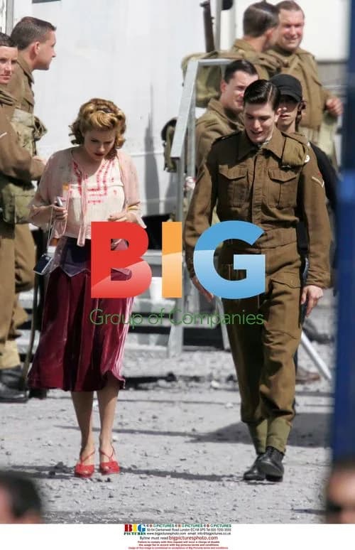 Sienna Miller on Film Set