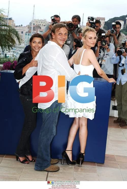 Emma De Caunes, Marc Labreche and Diane Kruger at Cannes Film Festival