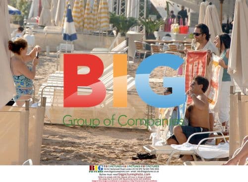 Rosario Dawson and friends by the sea in Cannes