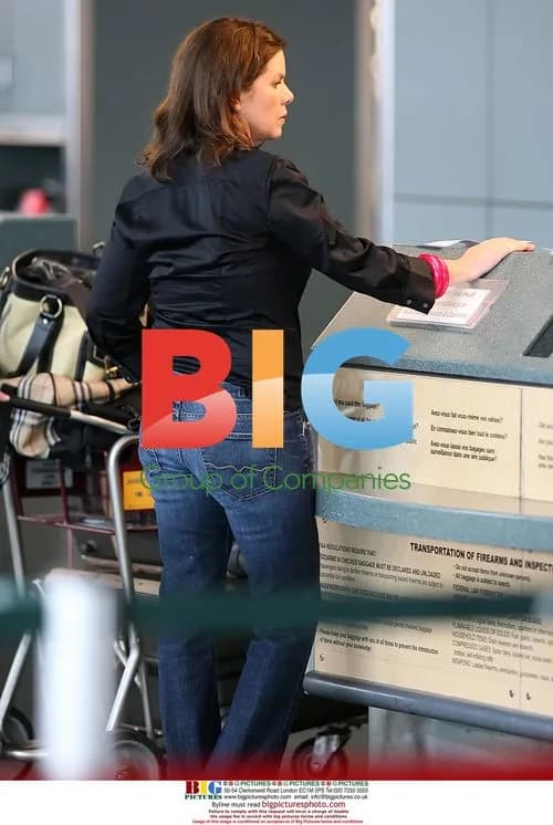 Marcia Gay Harden at Vancouver Airport