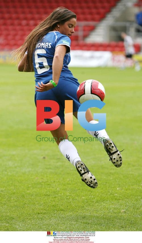 Celebrity Soccer Six in Wrexham, UK