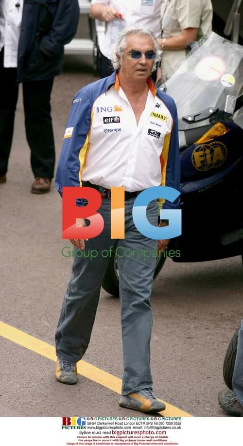 Flavio Briatore at Formula 1 Race in Monaco