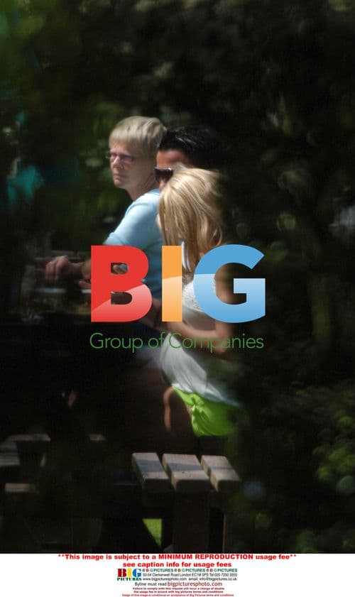 Jordan and Peter Andre at Pub Lunch