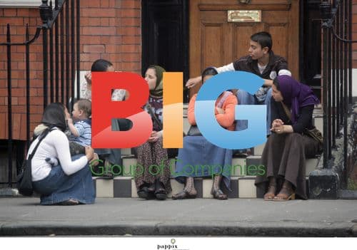 Beggars in Knightbridge, London