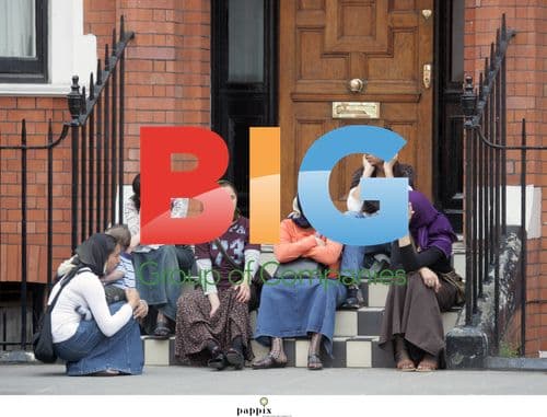 Beggars in London's Knightbridge