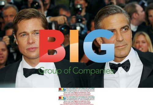Clooney and Pitt at Cannes Film Festival