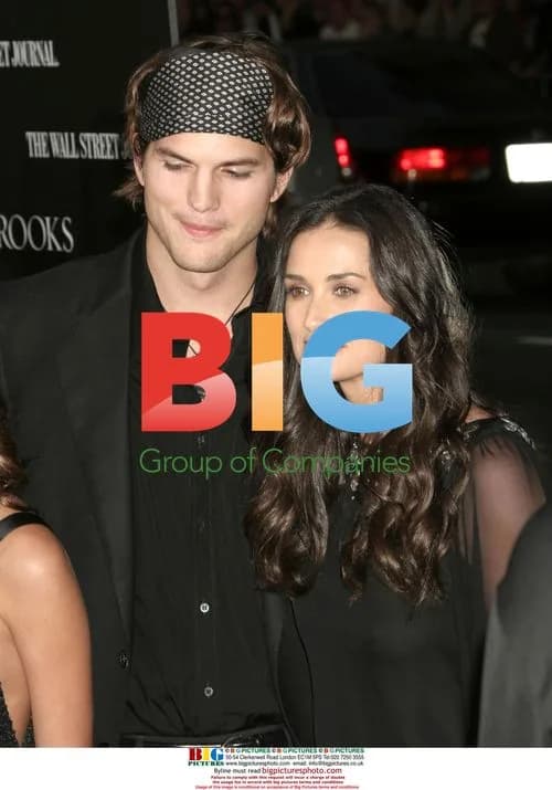 ASHTON KUTCHER and DEMI MOORE at 'Mr. Brooks' Premiere