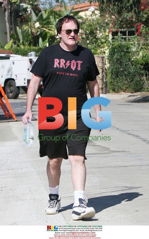 Quentin Tarantino on a Walk