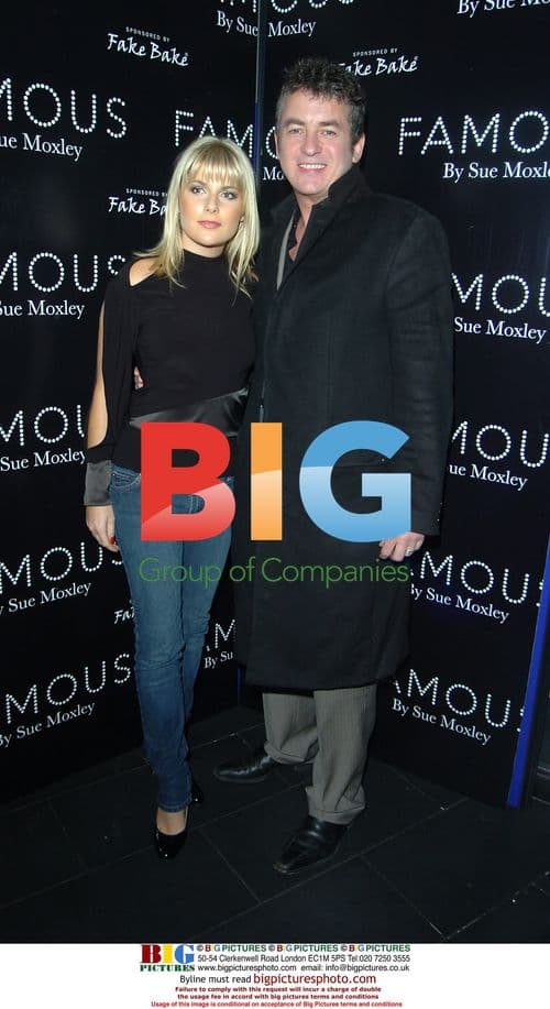 Shane Richie and Christie Goddard at makeup launch