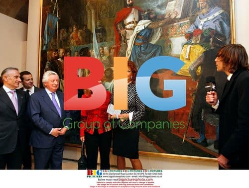 Sophia Loren Visits El Cid Exhibition