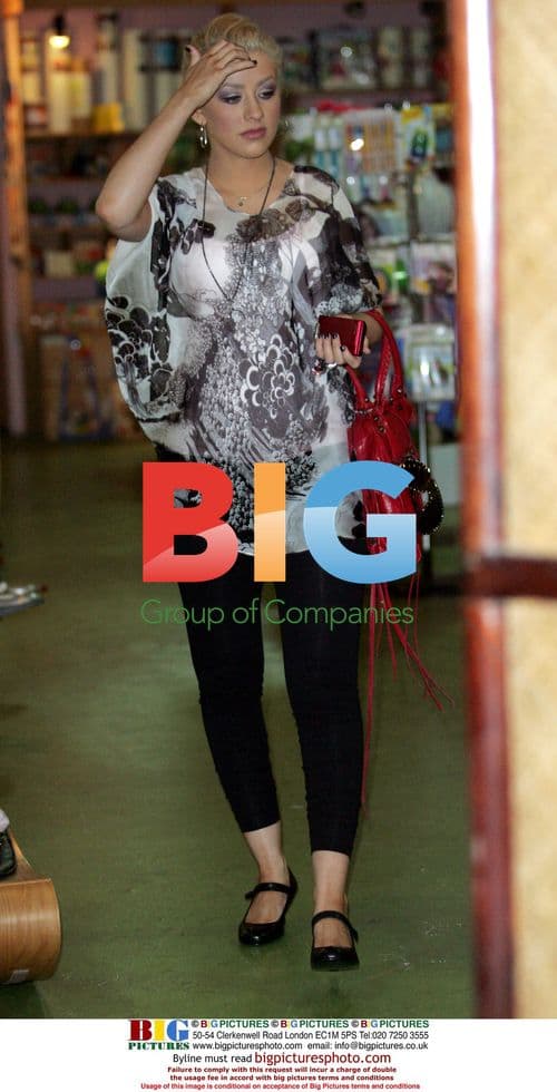 Christina Aguilera and Jordan Bratman Shop for Baby