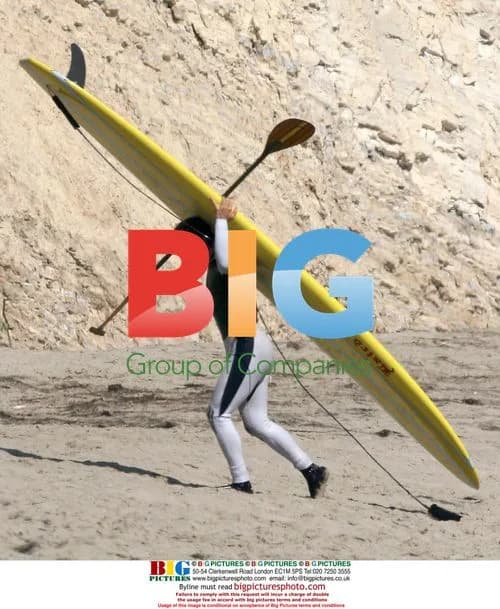 Matthew McConaughey Paddle Surfing