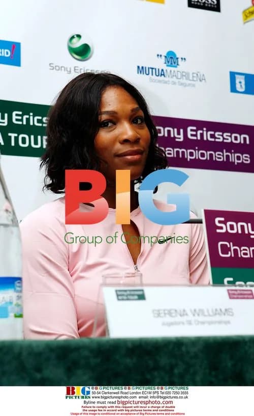 Serena Williams at Sony Ericsson Championships Press Conference