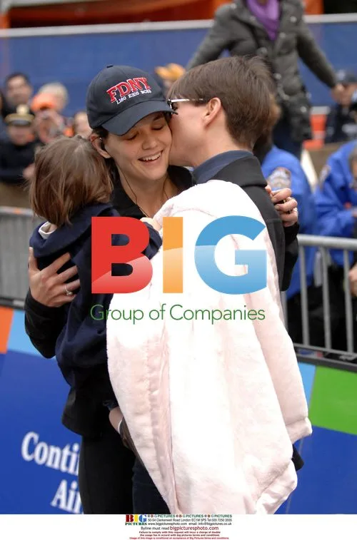 Tom Cruise and Suri at NYC Marathon