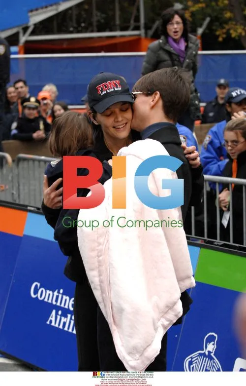 Tom Cruise and Suri at NYC Marathon