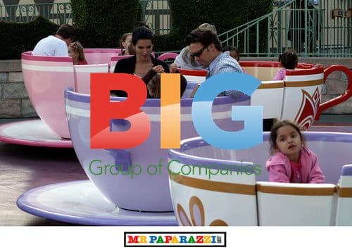 Angie Harmon and Family at Disneyland