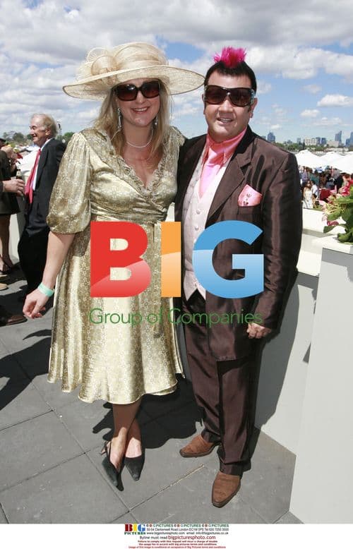 Darryn Lyons and Robyn Foyster at Melbourne Cup 2007