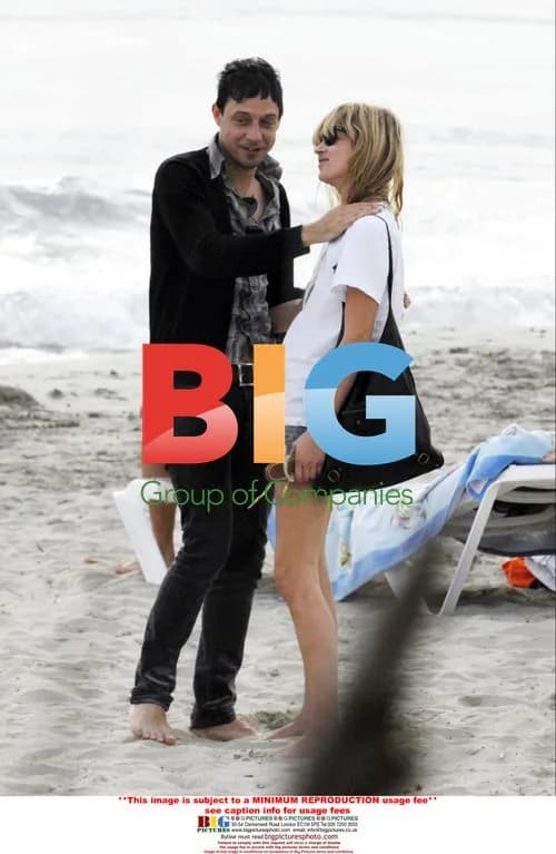 Kate Moss and Jamie Hince on Holiday