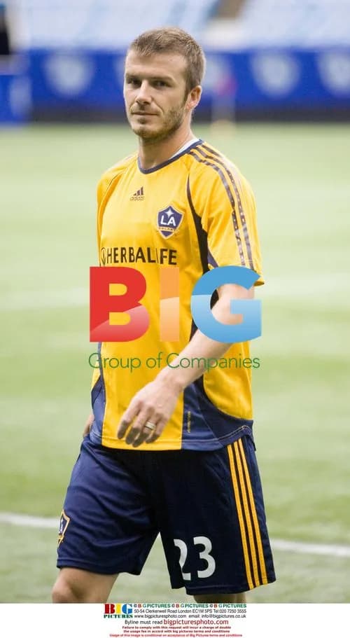 David Beckham Practices With LA Galaxy in Vancouver